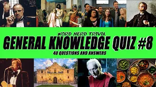 General Knowledge Trivia Quiz #8 - 40 Multiple Choice Questions - Let's flex those trivia muscles!