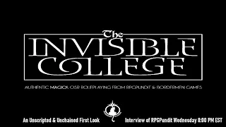 The Invisible College by RPGPundit - First Look and Upcoming Interview
