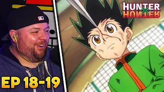 Gon Is Insane! Hunter x Hunter REACTION - Episode 18 & 19