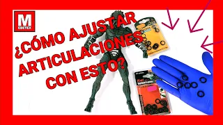 ¿Cómo ajustar articulaciones flojas de tus figuras de acción SIN PEGAMENTO con juntas de goma?#SHORT