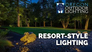 Resort Style Outdoor Lighting | Oregon Outdoor Lighting