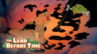 Littlefoot helps Cera escape! | The Land Before Time