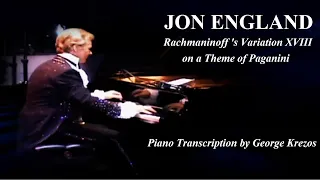 JON ENGLAND - Rachmaninoff's XVIII Var. on a Theme of Paganini (Piano Solo)