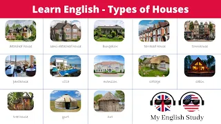 Learn English Vocabulary #3 | Types of houses 🏘️🏡🏘️