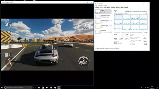 Forza 7 Demo 4k Ultra Ryzen 1600 GTX 1070 CPU Usage