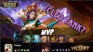 Cleo Tank Build | Highlight | Heroes Evolved