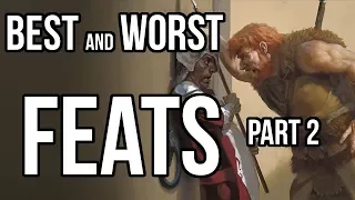 Best and Worst FEATS 5e (Part 2)