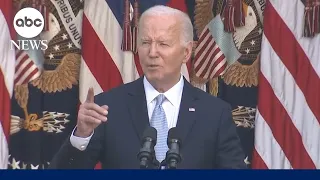 Biden says what's happening in Gaza 'is not genocide'