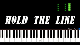 Toto - Hold The Line Piano Tutorial