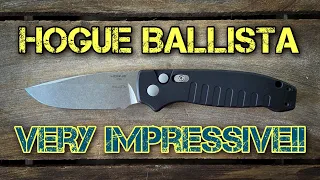 Hogue Ballista - One of the most impressive and underrated automatic EDC knives I’ve come across!!