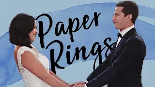 Jake and Amy | Paper Rings