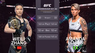 UFC 292: Zhang - Lemos | Вейли Жанг vs Аманда Лемос | Weili Zhang vs Amanda Lemos