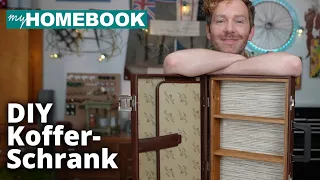 Koffer zu Schrank upcyclen | „Aufgemöbelt“ | myHOMEBOOK