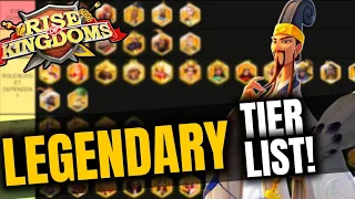 Goodbye Ysg... Rise Of Kingdoms Legendary Commander Tier List (Mid 2023)