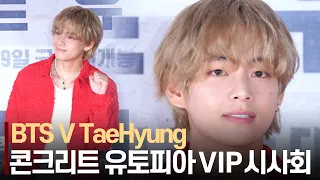 BTS 뷔 태형 💜 '아파트가 무너져도 살려내야 할 VIP 뷔주얼 | 콘크리트 유토피아 VIP 시사회 포토월