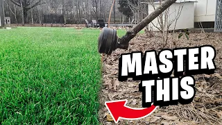 Is this the Easiest Way to Edge a Lawn with a String Trimmer?