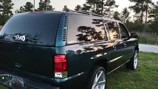 Chevy Suburban 10k on 2 18s going crazy!