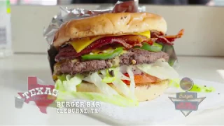 The Texas Bucket List Burger of the Season Fall 2017 - Burger #2 The Burger Bar in Cleburne