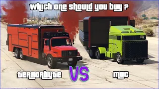 Which one you should buy MOC or Terrorbyte | Everything explained and shown | GTA 5 Online