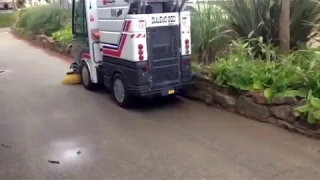 Beta Solutions 850 mini Road Sweeper Demo - Leisure Park