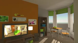 Virtual Reality -  VR Living Room Experience - 360 degree - Along with Interior Models in Unity.