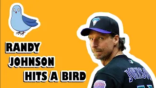 Randy Johnson Hits Bird + BONUS CLIP