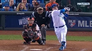 WS2014 Gm7: Butler leads off the 2nd with a single