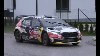 Jänner Rallye 2023 / Shakedown Highlights / Drifts, Actin + After CRASH M. STOCKINGER