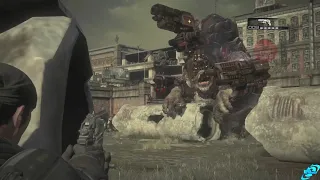 Delta Squad Takes Down a Brumak - Gears of War (#GearsofWar Cutscene) GoW Brumak Boss Fight