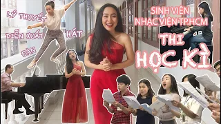 SINH VIÊN NHẠC VIỆN THI HỌC KÌ | KHÓ hay DỄ? | Vlog#12 | TUYẾT PHƯỢNG