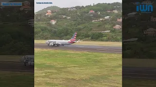 Aborted take off at in St. Vincent