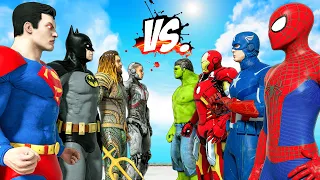 THE AVENGERS vs JUSTICE LEAGUE - Super Epic Battle Movie