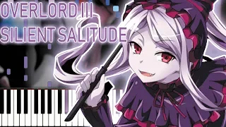 Silent Solitude - Overlord III(Season 3)/オーバーロード Ending(synthesia piano tutorial)