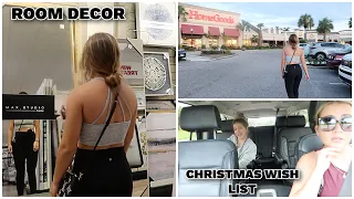 ROOM DECOR SHOPPING / YOU WON'T BELIEVE WHAT ALISSON WANTS FOR CHRISTMAS |VLOG#1142