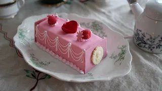 Raspberry cake | Laduree’s Marie Antoinette Cake Style | 라즈베리 케이크 | 라뒤레 마리 앙투아네트 케익 스타일
