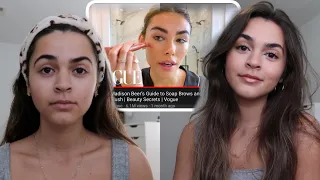 I followed MADISON BEERS VOGUE makeup tutorial