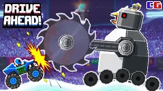 Drive Ahead the BATTLE with the IMPERIAL PENGUIN Cartoon game about COMBAT CARS from Cool GAMES
