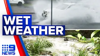 Wild rain system moving away from Queensland | 9 News Australia