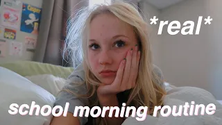 my 8 am *REAL* school morning routine 2022