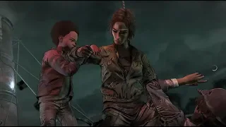 THE WALKING DEAD: The Final Season Ep3 - Ending - Clem fights Lily to save AJ