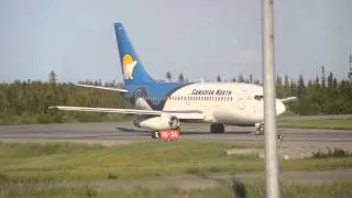 Canadian North | Boeing 737-200 landing | C-GSPW | Val-d'Or (CYVO)