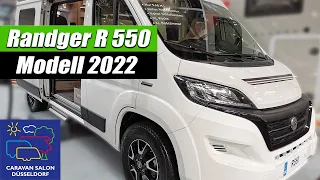 Randger R550 - Modell 2022 - elektr. Hubbett - Dieselheizung - Länge 5,48 m - Caravan Salon 2021