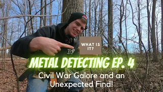 Metal Detecting Civil War Camps for Civil War Relics!