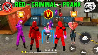 Red Criminal No Internet Prank - Lone Wolf / Red Criminal 🆚 Purple Criminal 😈 Garena Free Fire 🔥