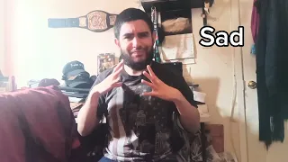 Sad, Sorrow, Unhappy, Sadness ASL(Sign Language)- Deaf