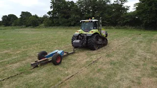 Cat challenger 55 mole draining in Suffolk