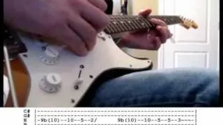 Chevelle - Letter From A Thief guitar cover WITH TABS