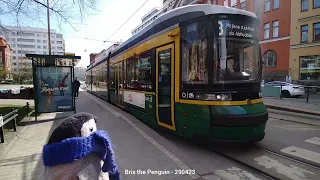 🐧 HSL HRT Tram @ 🇫🇮 Karhupuisto, Helsinki - 29 April 2023