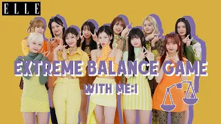 【ME:I】日プ女子発「ME:I」が究極の2択に挑戦！｜EXTREME BALANCE GAME｜ ELLE Japan