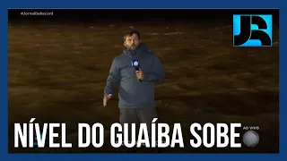 Nível do Guaíba ultrapassa 5 metros, segundo boletim da Prefeitura de Porto Alegre (RS)